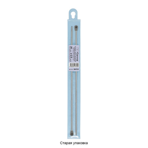 Спицы GAMMA прямые MKP25 сталь d 2.5 мм 25 см 2 шт под никель фото 4