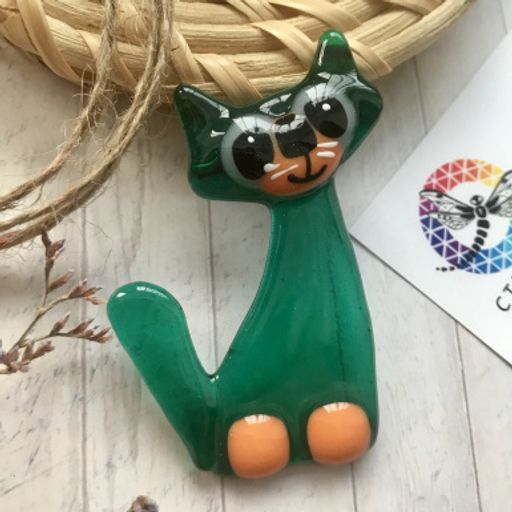 Брошь "Кошка Багира"