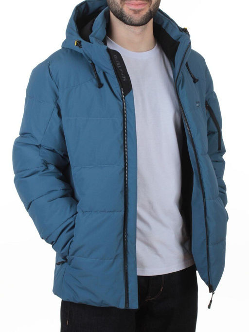 D6259 BLUE Куртка зимняя мужская (200 гр. холлофайбер)
