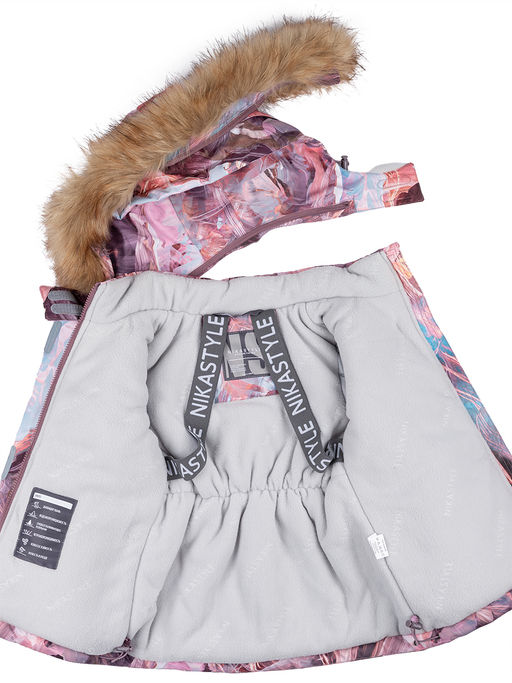 Костюм 7з1224 кофе/орхидея - Nikastyle фото 9