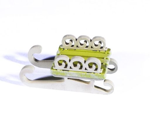 Елочные игрушки: Санки малые 90YY61-504 Twirl - Idh фото 2