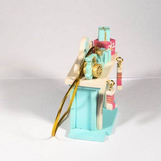 Елочная игрушка - Камин 56GG64-25804 P - Idh фото 4