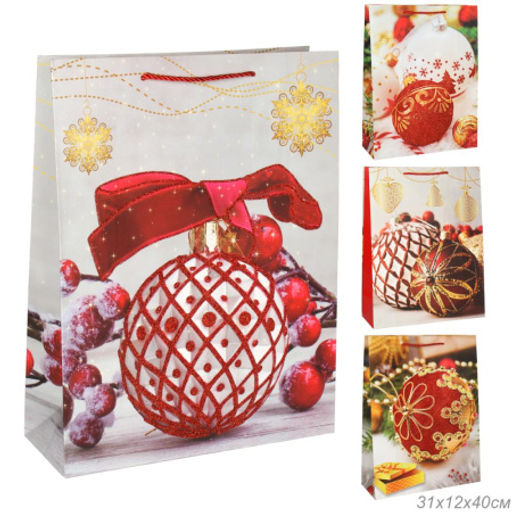 Пакет подарочный 31х40х12 / 100-1L /уп 12/360/Новый год - ГалеонТрейд фото 6