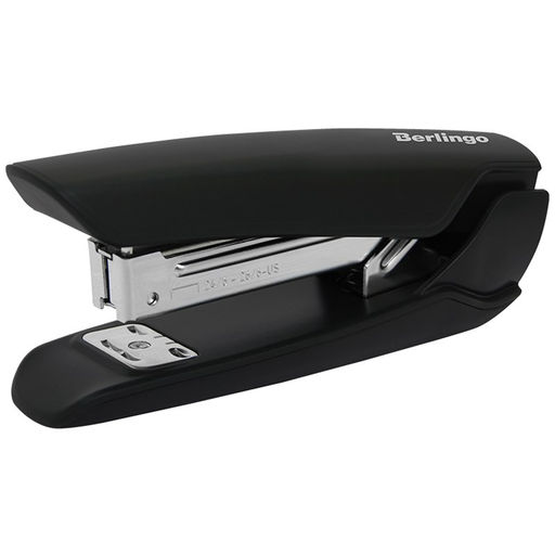 Степлер Berlingo "Hyper" №24/6, 26/6 пластиковый (KSn_25324) черный, до 25л.