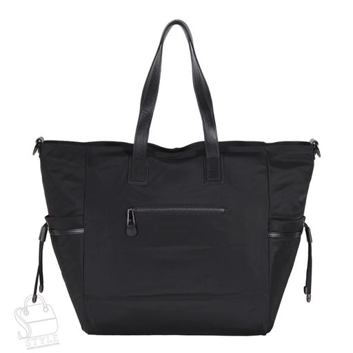 Сумка дорожная кожаная 9010W black Polina&Eiterou в Новосибирске