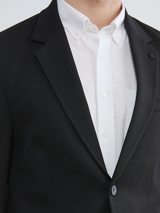 Dar Kal?p Erkek Blazer Ceket