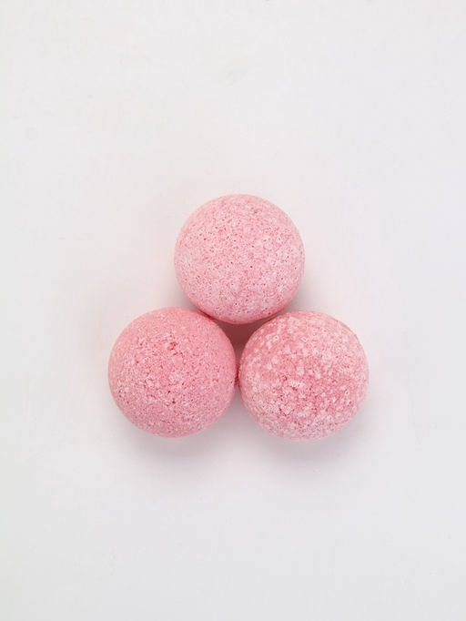 Подарочный набор Сладкого Нового года: мочалка для тела и бомбочки для ванны 3 шт х 40 г, URAL LAB