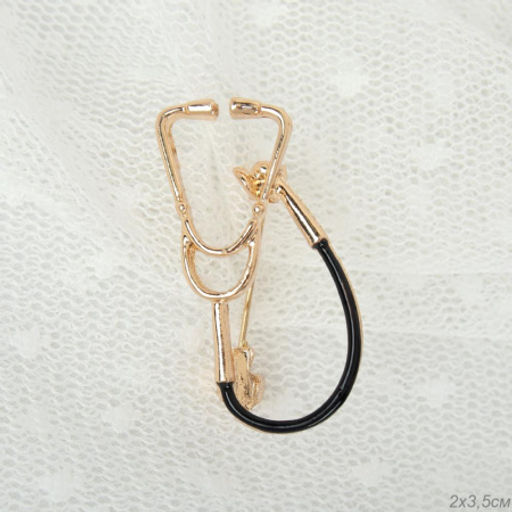 Брошь Стетоскоп / 2053 /уп 24/