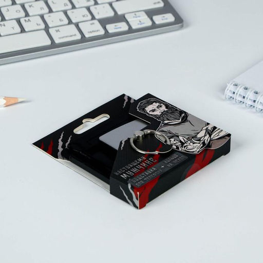 Подарочный набор, подставка для телефона и кольцо на чехол Настоящему мужчине - Artfox фото 2