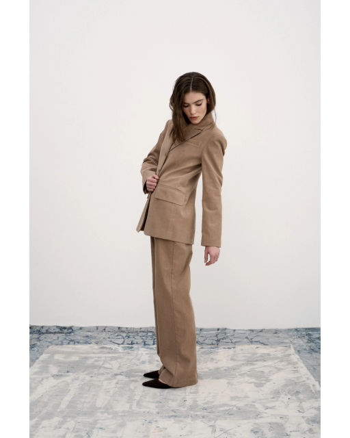 Жакет THE VERY 2421 оливково-коричневый  фото 24