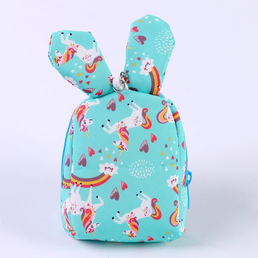 Брелок Рюкзак-зайка, 10 см, цвет голубой - Simaland фото 3