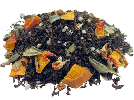 КамлёвЪ Черный чай крупнолистовой Персик-на-Меду, 50 г