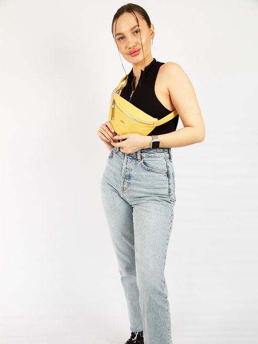 LACCOMA сумка Пэрри-ЛЦ802-желтый эко кожа хлопок