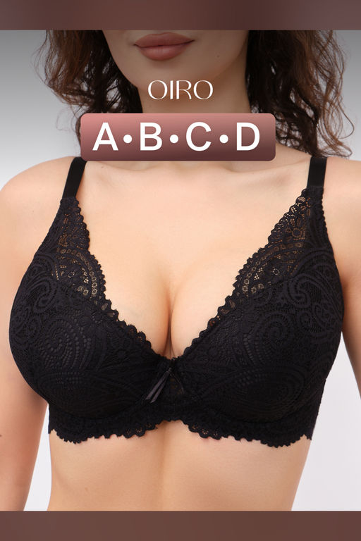 Бюстгальтер кружевной OIRO с пуш-ап ALICE 1032