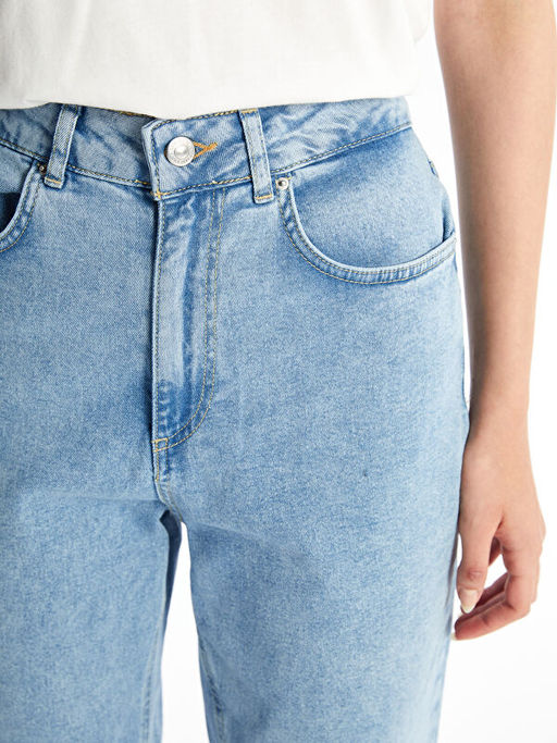 Mom Fit Kad?n Jean Pantolon