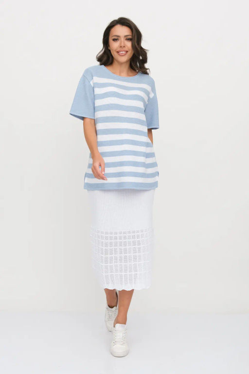 ЗЛАТА Юбка И 019/белый