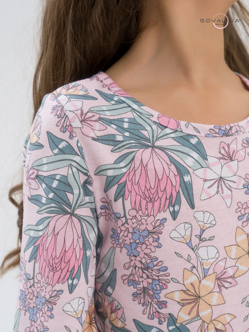 Платье Моана сирень на розовом - Sovalina фото 30