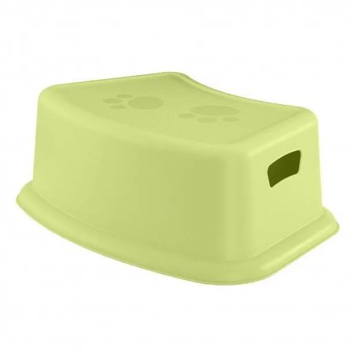 Набор: НАКЛАДКА НА УНИТАЗ ДЕТСКАЯ С ДЕКОРОМ (Зелёный)+ПОДСТАВКА ДЕТСКАЯ (Зеленый)