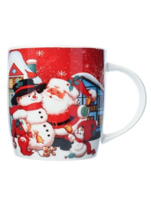 Цена за 6 шт. Кружка новогодняя 400 мл / Q151/FD602 /уп 12/72/2 сорт/ - Галеонтрейд фото 6