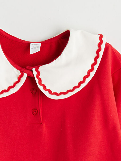 Bebe Yaka K?z ?ocuk Elbise