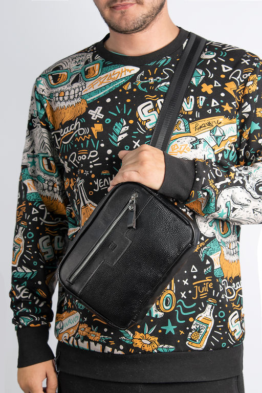 Сумка мужская Ц-492.37 черный - Protege фото 6