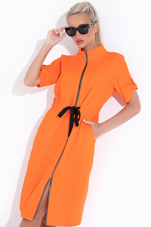 Платье Ясмина (оранж) - Эльза фото 3