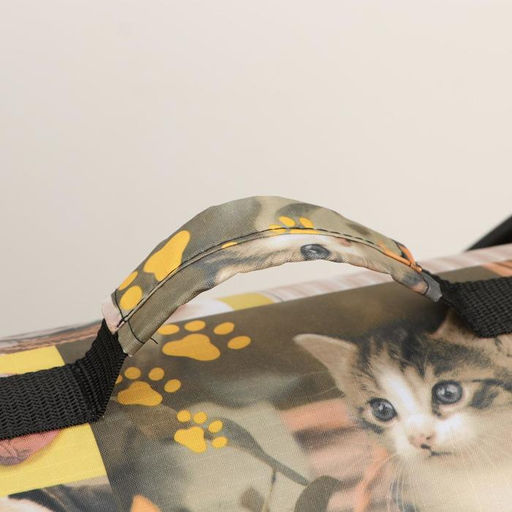 Сумка - переноска для животных с принтом, 49 х 30 х 35 см микс - Пижон фото 8