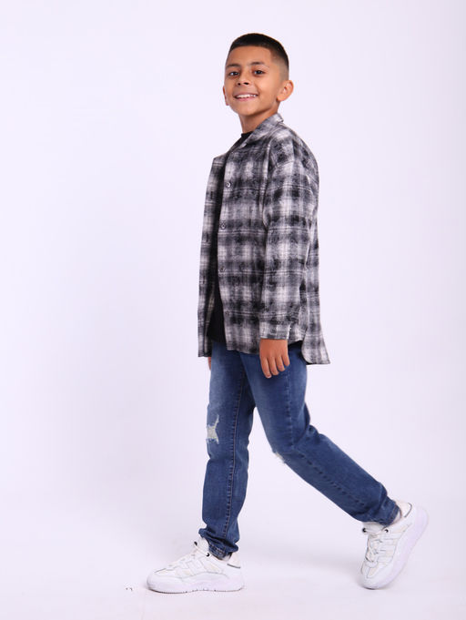 РБ018 Рубашка Дакота (черный) - Милаша фото 7