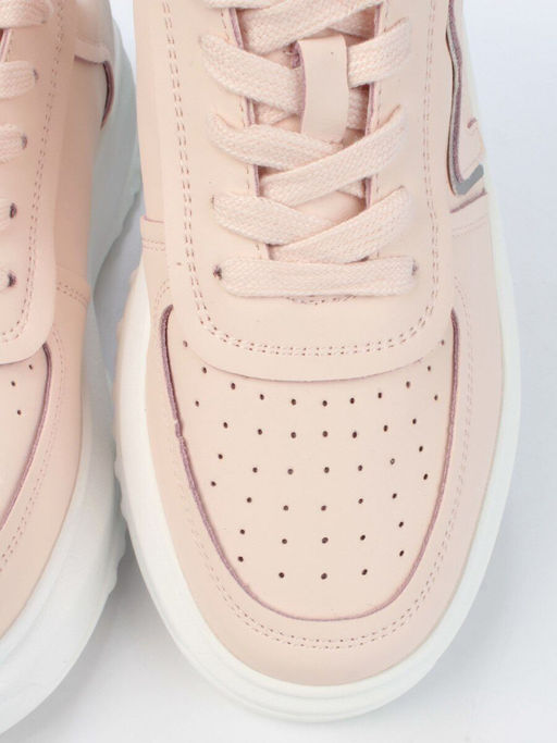 05-P11-2 LT. PINK Кроссовки женские (натуральная кожа) - Фабричный китай фото 10