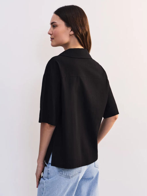 Блуза оверсайз из хлопка и вискозы ZR2605012010-50 / Zarina