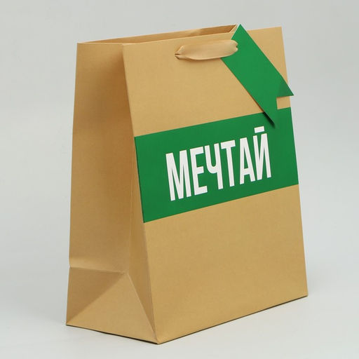 Пакет подарочный Мечтай, ML 23 27 11.5 см - Дарите счастье фото 2