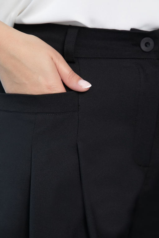 Брюки палаццо Креатив (черные) Б14636-24М - Lt collection фото 5