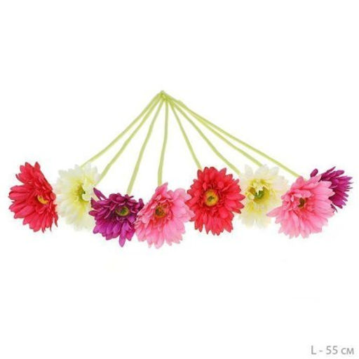 Цветок искусственный Гербера 55 см / CD-4 /уп 1500/ - Галеонтрейд фото 3