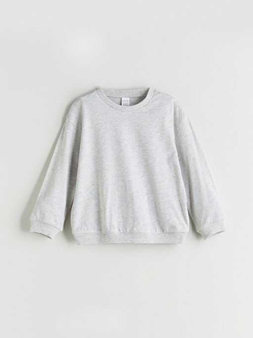 Bisiklet Yaka Erkek Bebek Sweatshirt