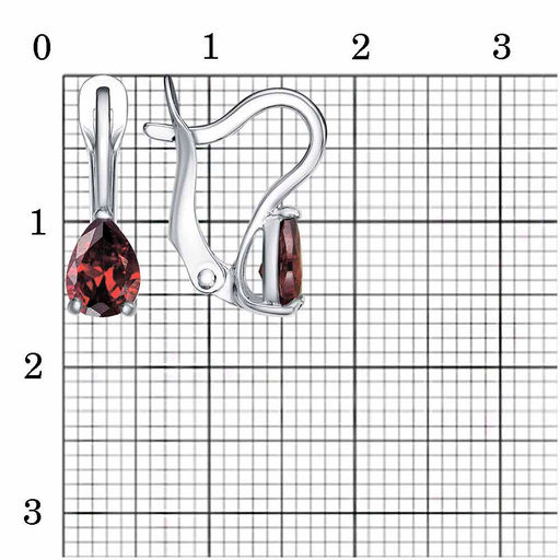 СЕРЬГИ 34814950ПлГр - Красная пресня фото 2