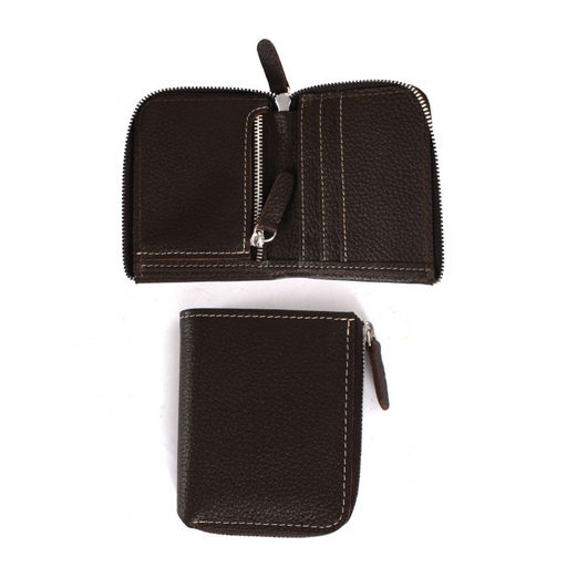 Портмоне мужское Croco-ПР-931 натуральная кожа 1 отд, 4 карм, коричневый флотер (116/1) 264746