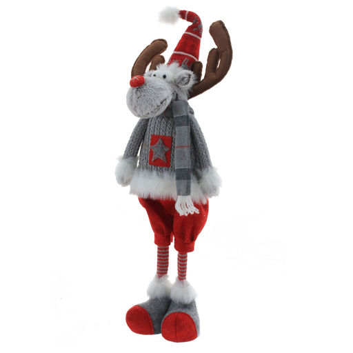 Игрушка набивная "Олень", L28 W15 H72/64 см, 2в.