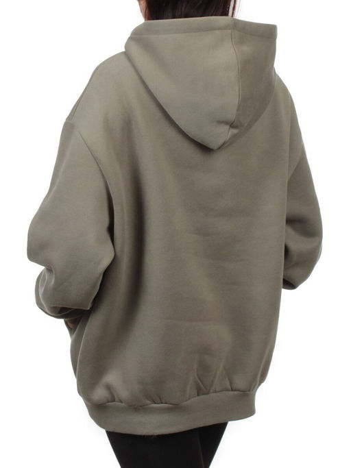 2610 GRAY GREEN Толстовка женская (85% хлопок, 10% полиэстер, 5% спандекс) - Fashion фото 6