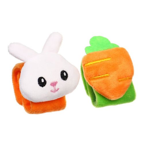 Погремушка - браслет «Зайка» набор 2 шт., от 3 мес., Крошка Я