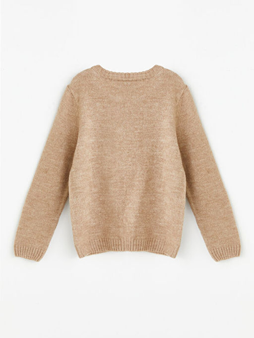 Bisiklet Yaka Basic Uzun Kollu K?z ?ocuk Triko Kazak - Waikiki фото 2