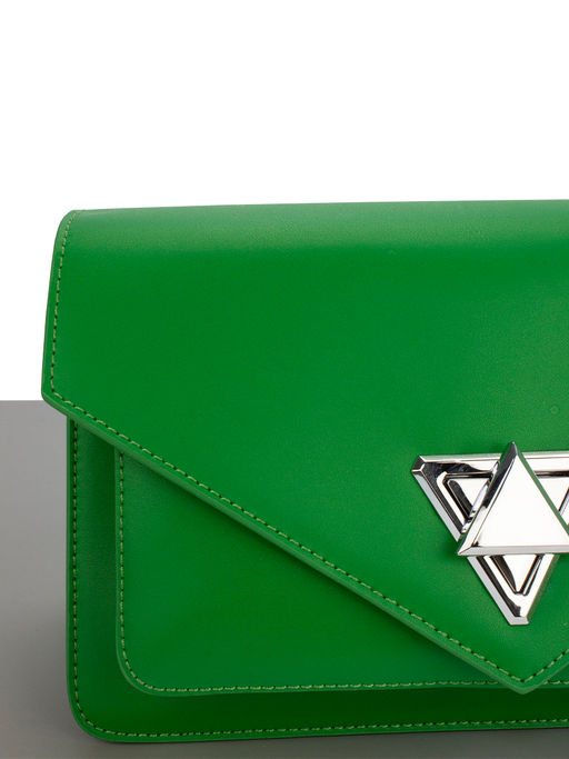 LACCOMA сумка TH858-зеленый натуральная кожа полиэстр