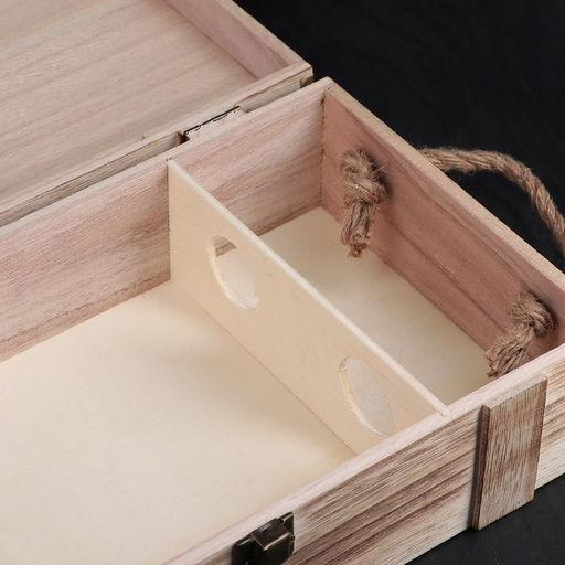 Ящик для хранения вина Доляна «Ливорно», 35×20 см, на 2 бутылки