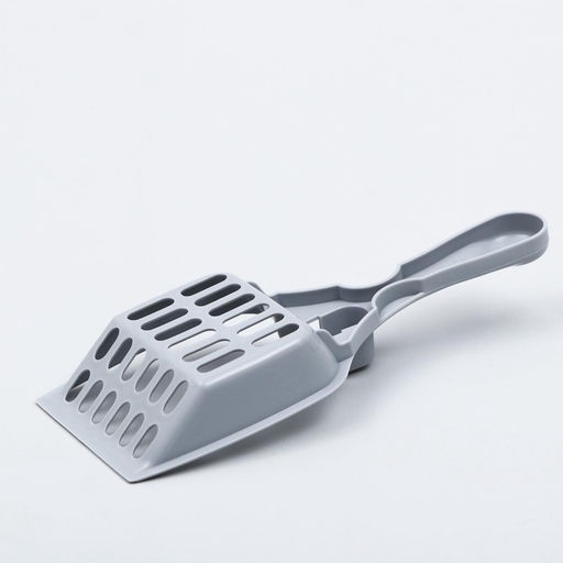 Цена за 4 шт. Совок для кошачьего туалета «Мур Мяу» 22.5×9.5×4 см, серый