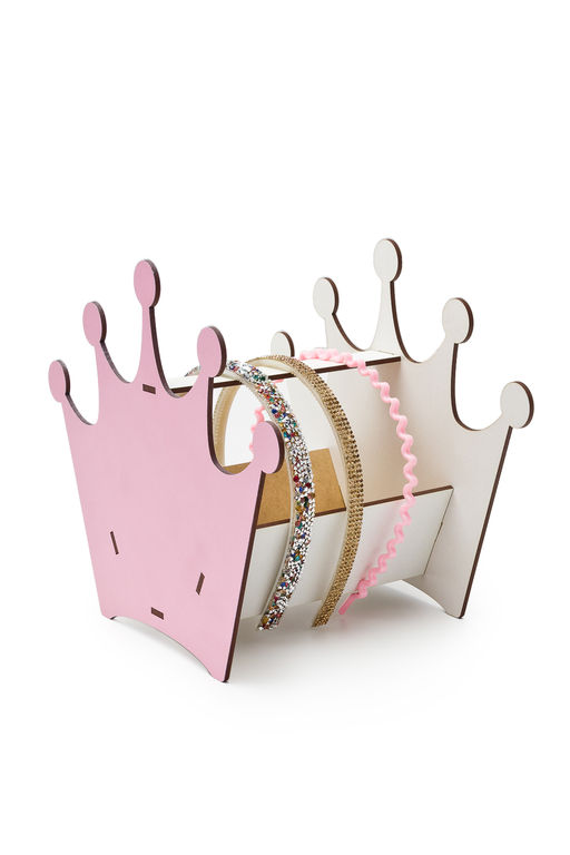 Подставка для ободков 23*20*15 см Корона розовый - Больше подарков фото 2