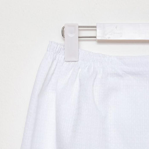 Полотенце вафельное Экономь и Я Парео 80х144 см, цвет белый, 100%хл, 200 г/м2  фото 3