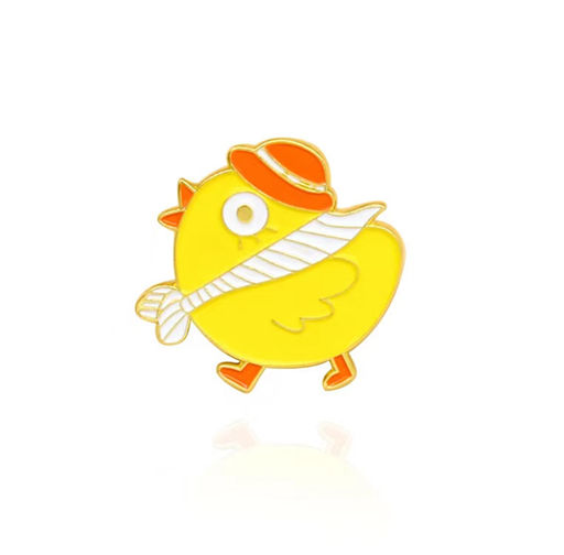 Значок металлический iLikeGift "Cute chicken"