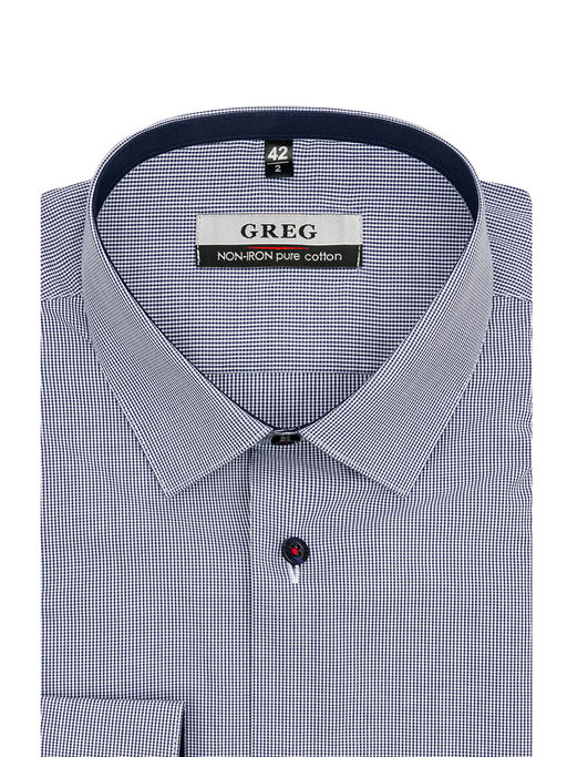 Сорочка мужская длинный рукав GREG 224/231/0962/Z/1p  фото 7