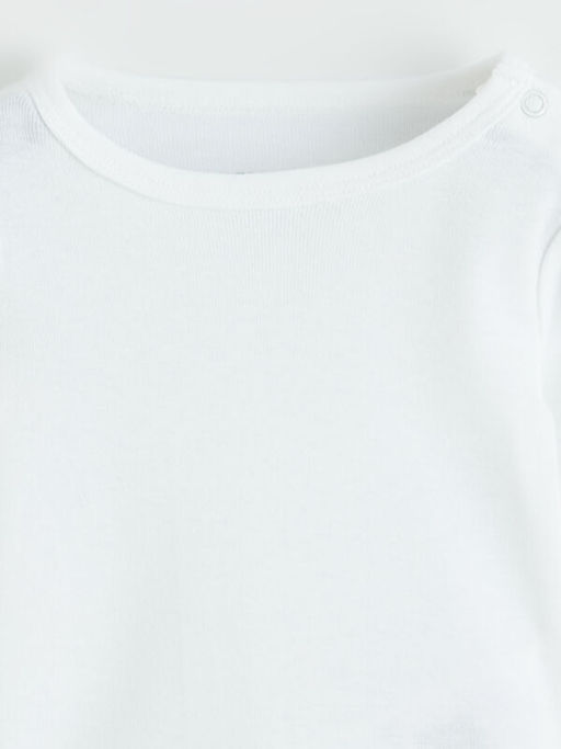 Bisiklet Yaka Erkek Bebek ??t??tl? Body 2li