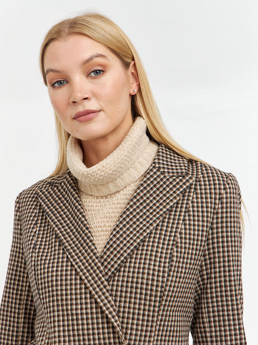 пиджак женский в коричневых цветах - Glenfield фото 7