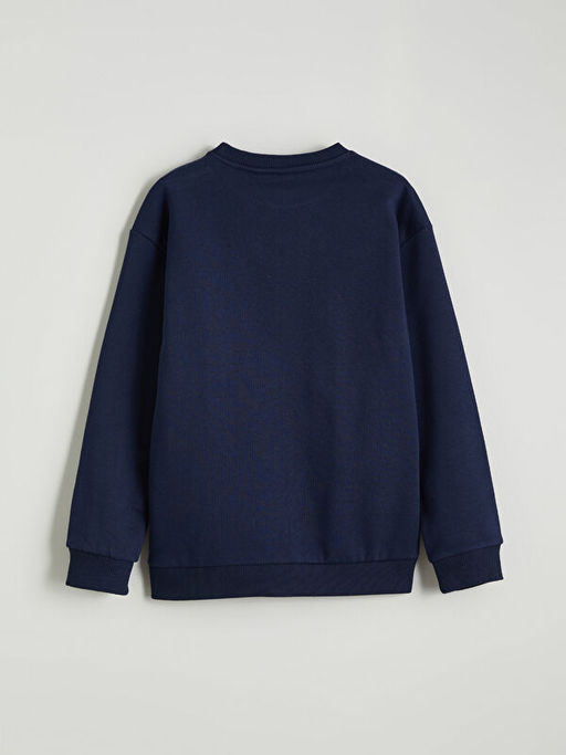 Sonic Bask?l? Erkek ?ocuk Kal?n Sweatshirt